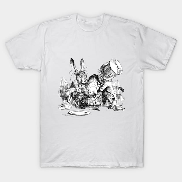 Mad Hatter's Tea Party - Alice In Wonderland - T-Shirt Mad Hatter's Tea Party - Alice In Wonderland - T-Shirt