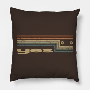 Yes Cassette Stripes Pillow