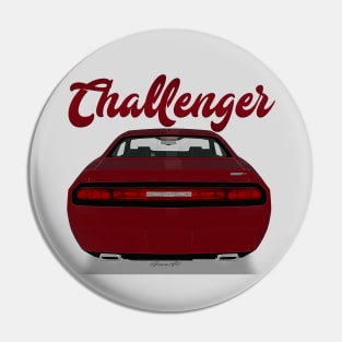 Challenger Srt-8 Bordeux Back Pin