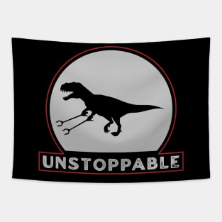 Unstoppable T Rex With Grabbers Long Arms Tapestry