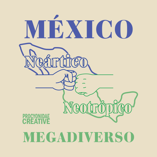 Mexico Megadiverso by ProcyonidaeCreative