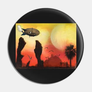 Red Planet Pin