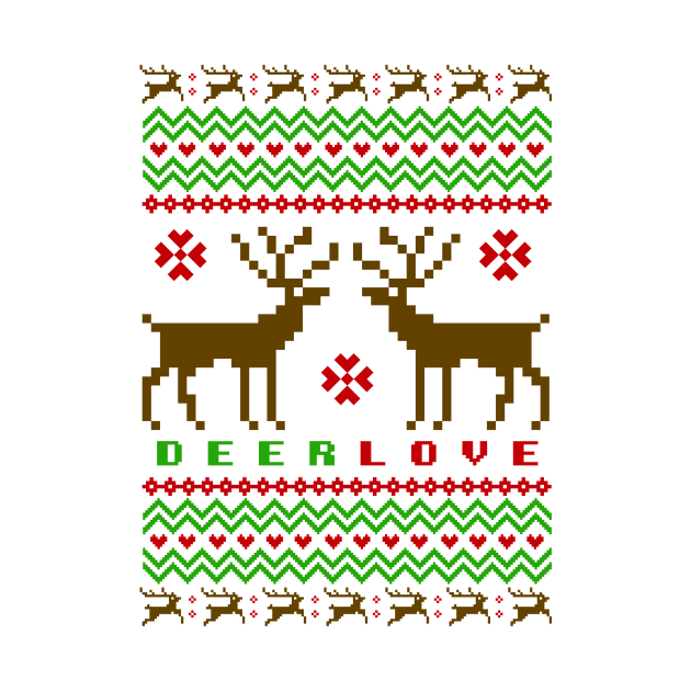 Ugly Sweater Deer - Funny Christmas by igzine