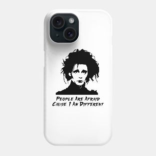 Edward Scissorhands I Am Not Complete Phone Case