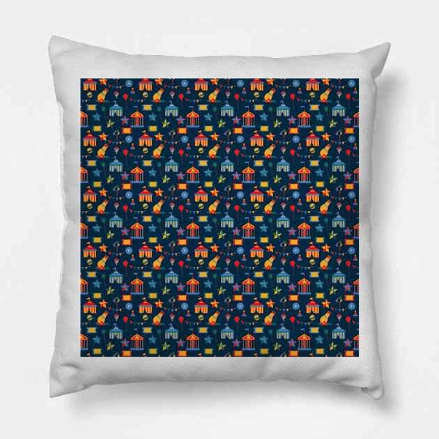 Circus Pillow by Svaeth