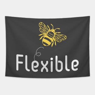 Be(e) Flexible Motivational Quote Tapestry