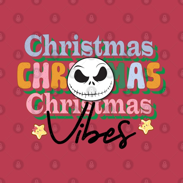 Jack Skellington Retro Christmas Vibes by JDVNart