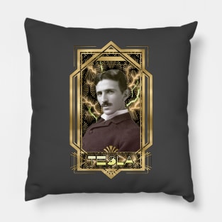 Tesla - King of Electricity! Pillow