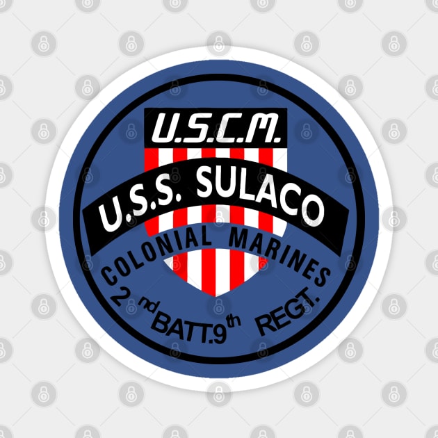 U.s.s. Sulaco Magnet by SuperEdu