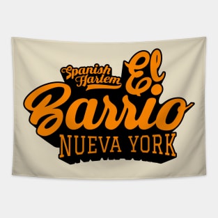 New York El Barrio  - El Barrio Spanish Harlem  - El Barrio  NYC Spanish Harlem Manhattan logo Tapestry