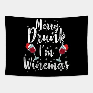 Merry Winemas Tapestry