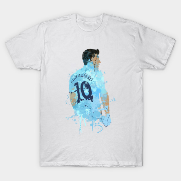 Sergio Aguero Manchester City Legend Artwork T Shirt Teepublic