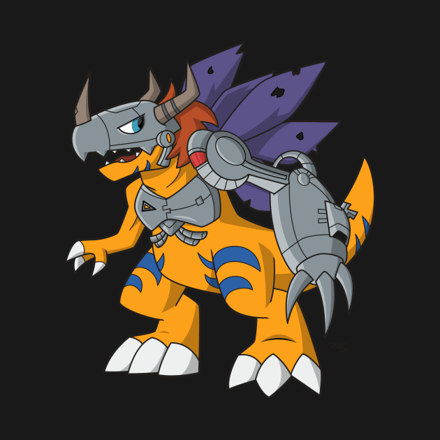 MetalGreymon by soldominotees