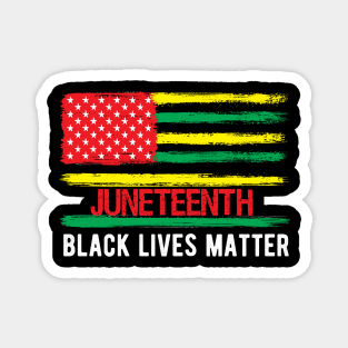 Juneteenth flag black lives matter Magnet