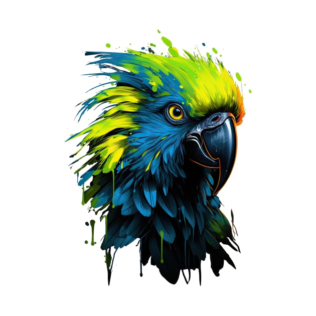 Colorful Parrot by Mac