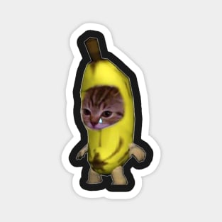 Sad banana cat Magnet