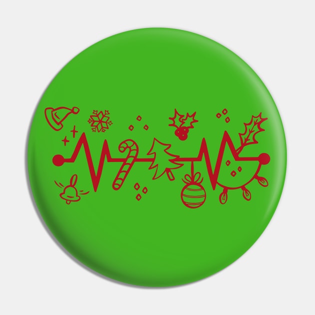 Heartbeat Of Christmas Pin by Archie & Ainslie