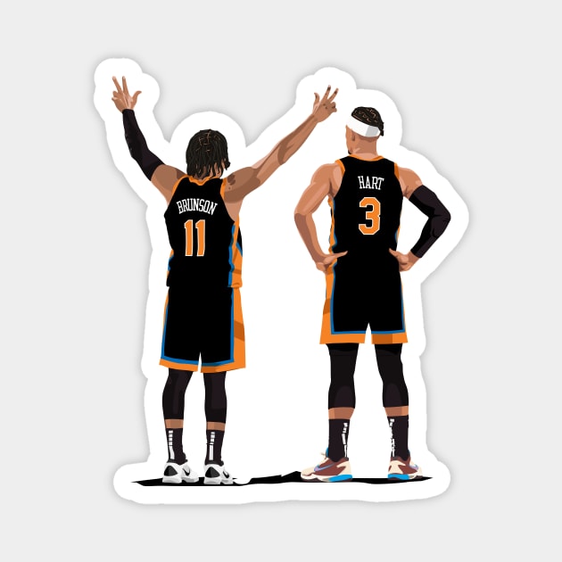 Knicks Duo Magnet by dbl_drbbl