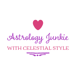 Astrology Junkie with Celestial Style T-Shirt