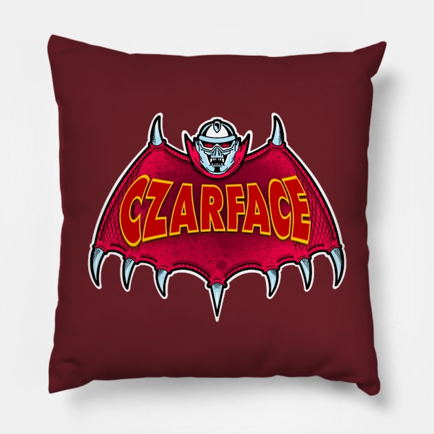 Czarface bat Pillow by John Coen Artistry