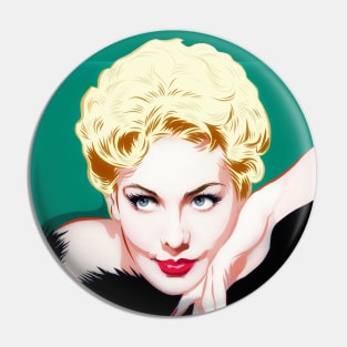 Kim Novak - An illustration by Paul Cemmick Pin