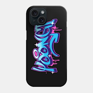 BTS bangtan Min yoongi suga agust D graffiti typography army | Morcaworks Phone Case