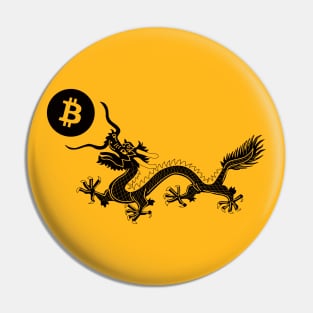 Bitcoin Dragon Pin