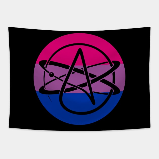 Bi Pride Atheist Tapestry by anomalyalice