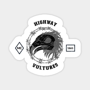 Highway Vultures Biker Gang Magnet