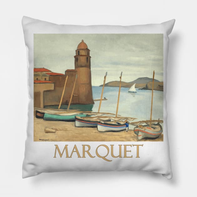 Le Phare de Collioure by Albert Marquet Pillow by Naves