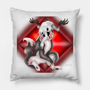 (Horror) fox creature Pillow