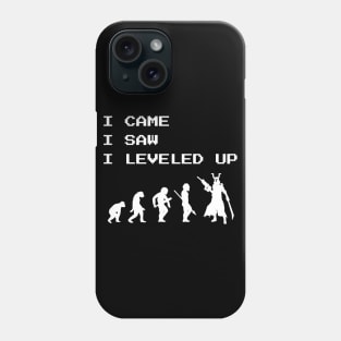 I Came I Saw I Leveled Up Gamer Video Games Fan Phone Case