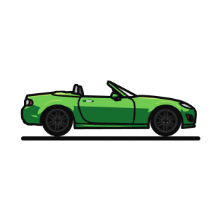 Spirited Green Mazda Mx-5 Miata NC (Mk3) T-Shirt