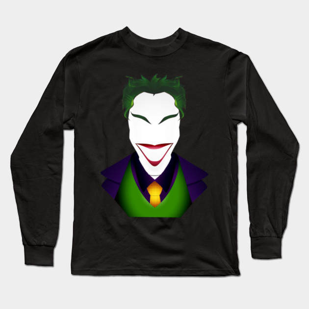 Joker Face Joker Long Sleeve T Shirt Teepublic