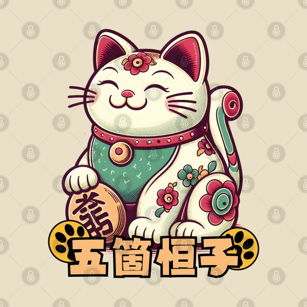 maneki neko lucky cat by Japanese Fever