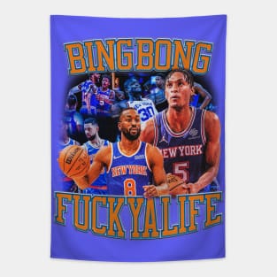 Bing Bong New York Knicks Vintage Design Tapestry