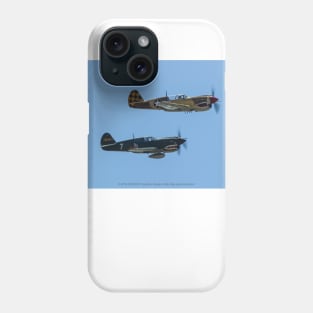 P-40 Warhawks In Formation Phone Case