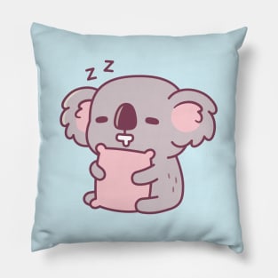 Cute Napping Koala Bear Pillow