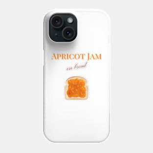 Apricot Jam on Bread Weird Funny Design Phone Case