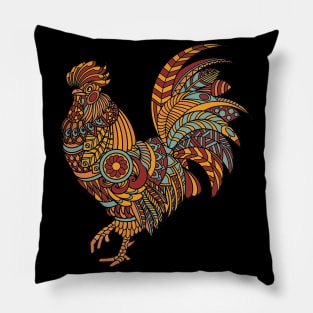 rooster funny gift Pillow