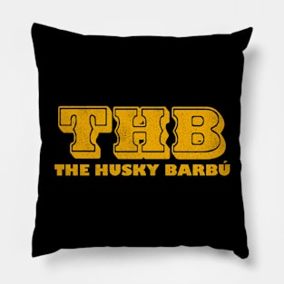 The Husky Barbu Logo Pillow