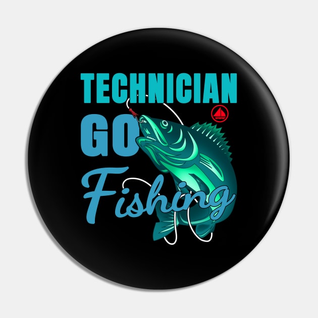 Technician Go Fishing Pin by jeric020290