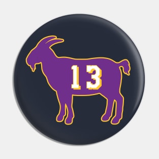 Wilt Chamberlain Los Angeles Goat Qiangy Pin