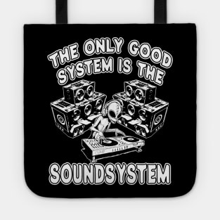 DJ Alien Rave Vinyl Soundsystem Tote