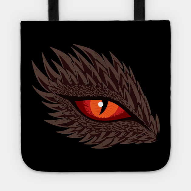 Red Fiery Dragon Eye Dragon Eye Tote Teepublic