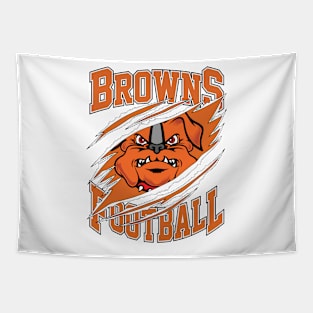 CLVD Browns Football Tapestry
