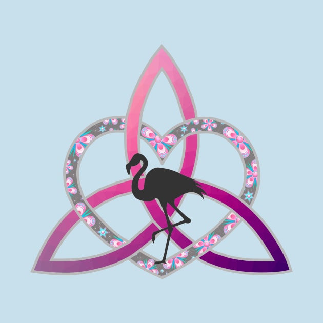 Flamingo love by Wild Geometric