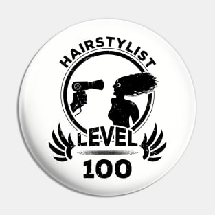 Level 100 Hairstylist Gift Pin