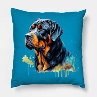 Rottweiler dog Pillow