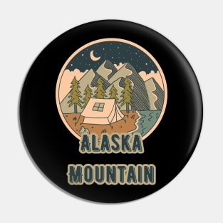 Alaska Mountain Pin